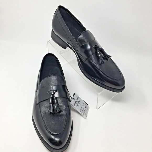 zara tassel loafers